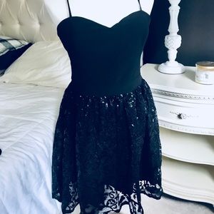 Bebe Sparkle Evening Dress